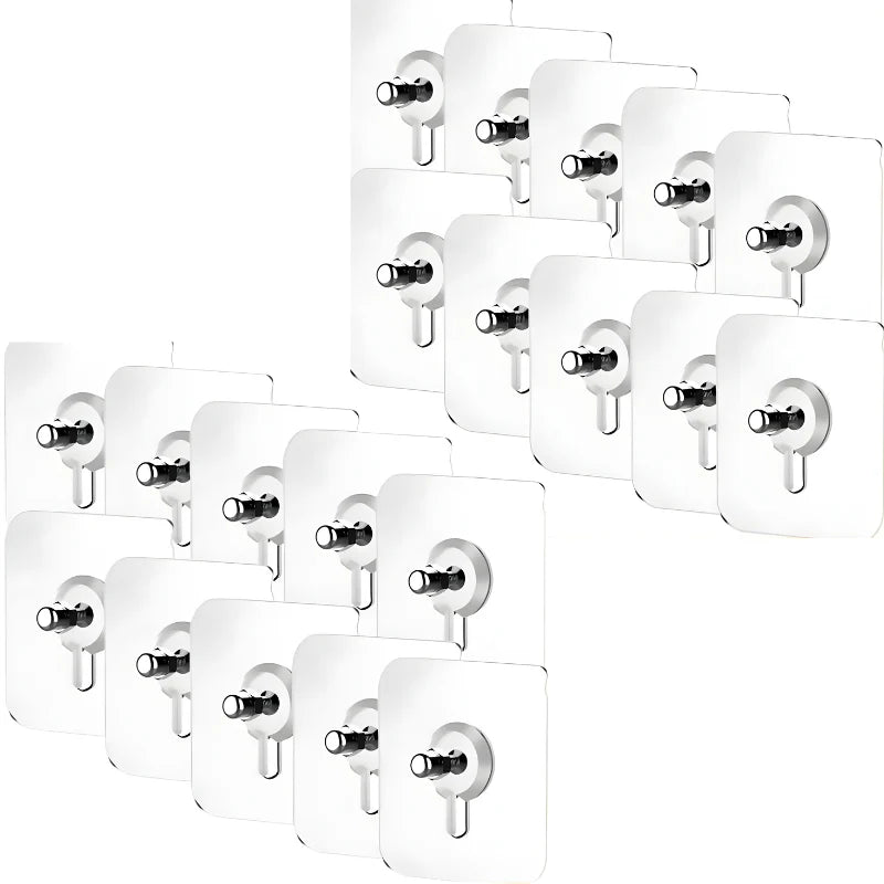 Gratis muurmontage transparante haak (20 stuks)